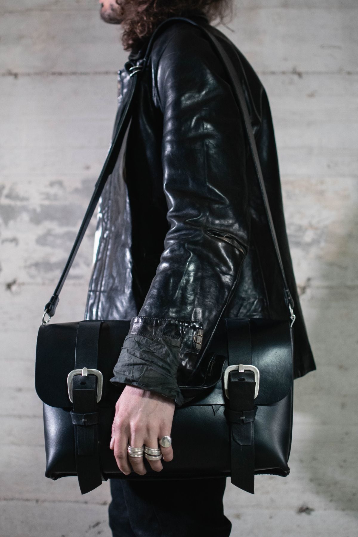 Large Shoulder Strap | Cordovan Leather